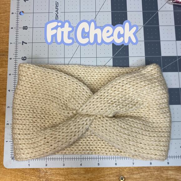 Headband Knitted Adult Women Boho Winter Handmade Band Warm Ear Warmers Turban - Picture 6 of 7